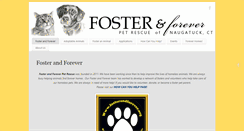 Desktop Screenshot of fosterandforever.org